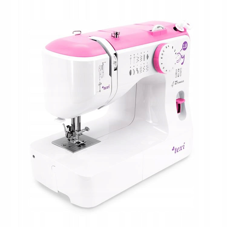TEXI JOY 13 Automatic multi-purpose sewing machine Dominant color pink