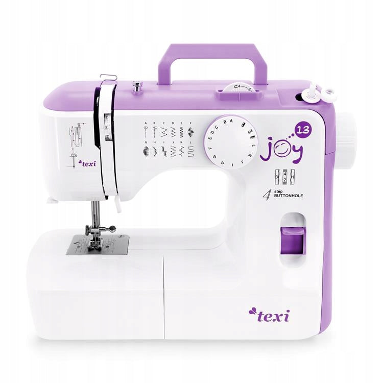 TEXI JOY 13 Purple Home Sewing Machine 13 Stitches Packaging status original