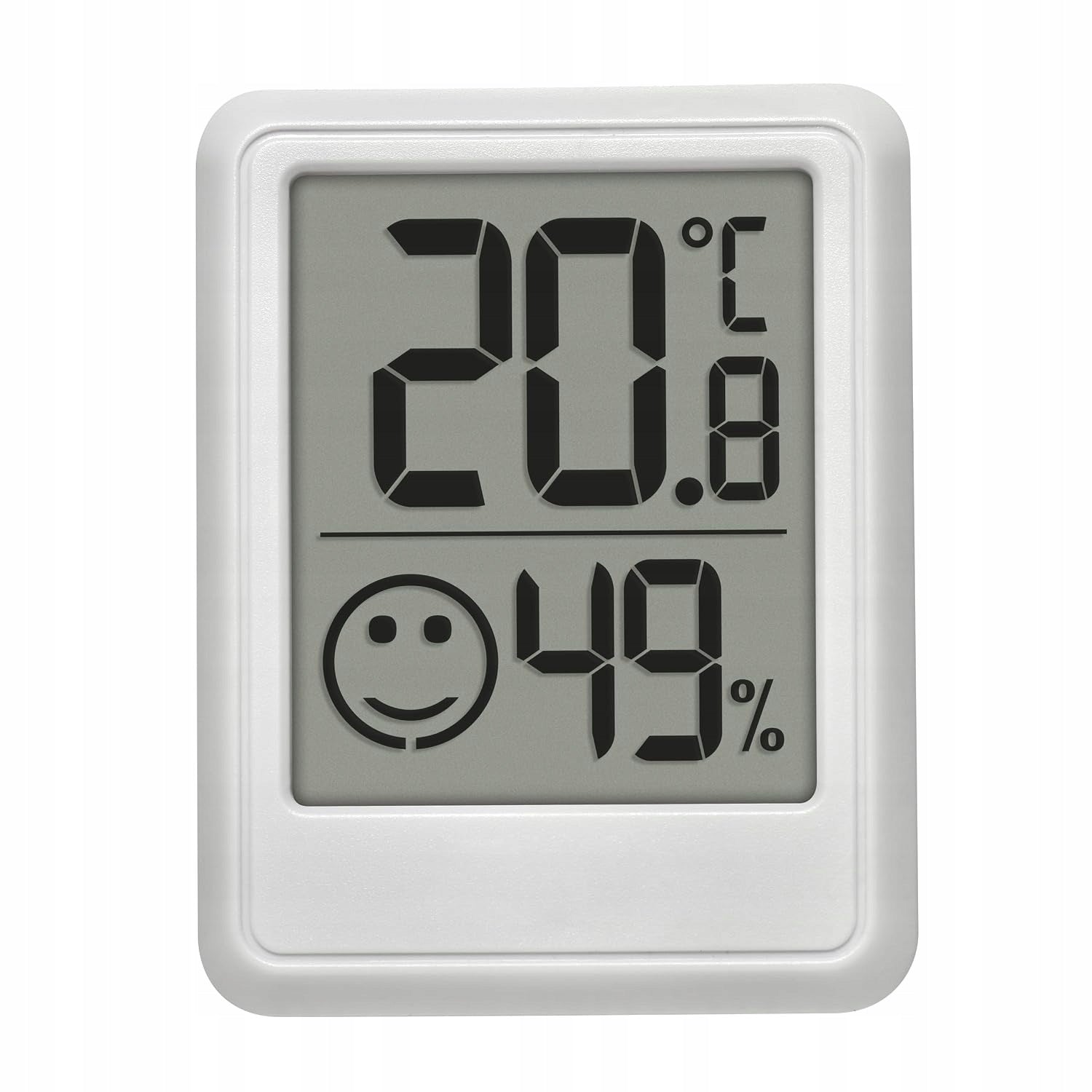 TFA Digital Indoor Hygrometer Mini White with Battery Model 30.5060.02