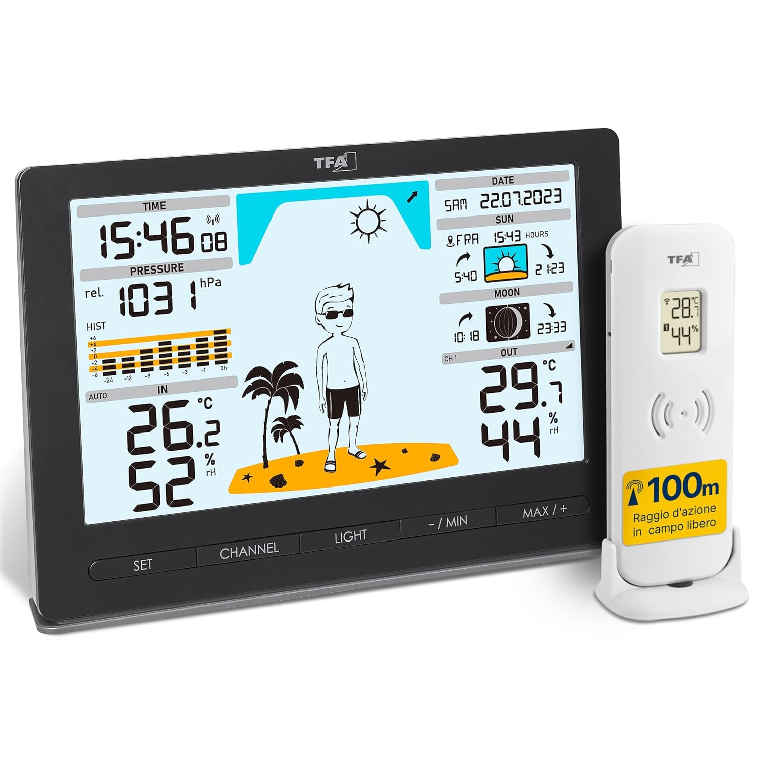 TFA METEO JACK 35.1097.01 wireless weather station
