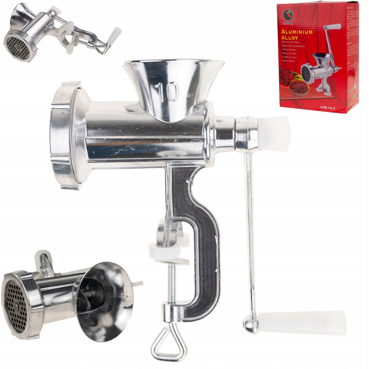 TG56200 MANUAL MEAT GRINDER Aluminum Countertop