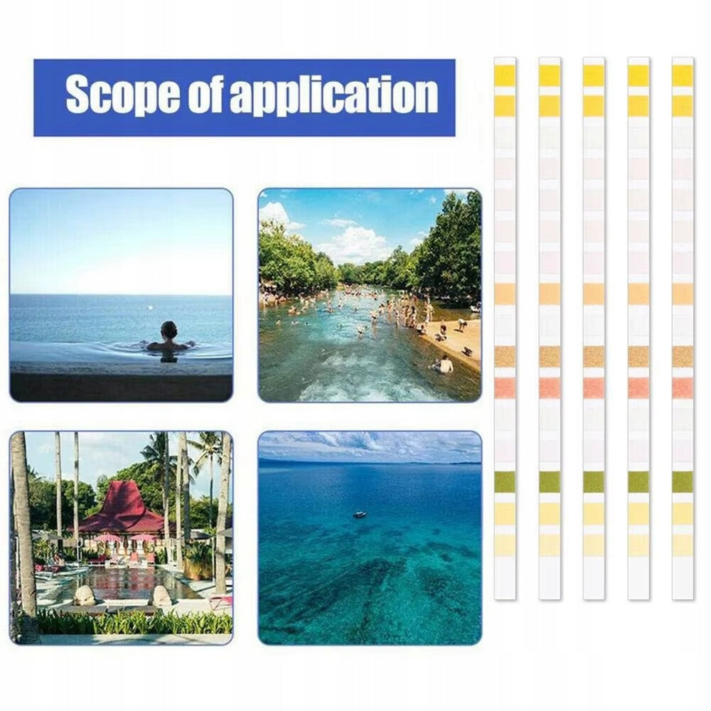 THE MOST ACCURATE TEST STRIPS FOR WATER QUALITY ANALYSIS UP TO 16 PARAMETERS!!! Model XMSJ