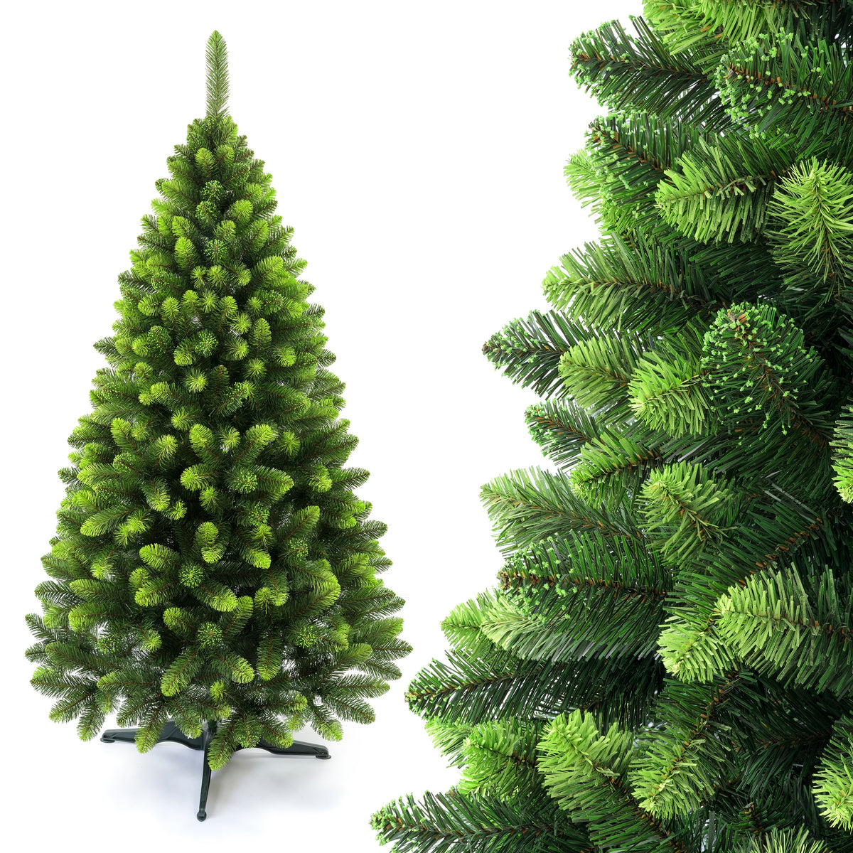 THE MOST BEAUTIFUL Artificial Christmas Tree 220cm 2,2m pine emerald green fir