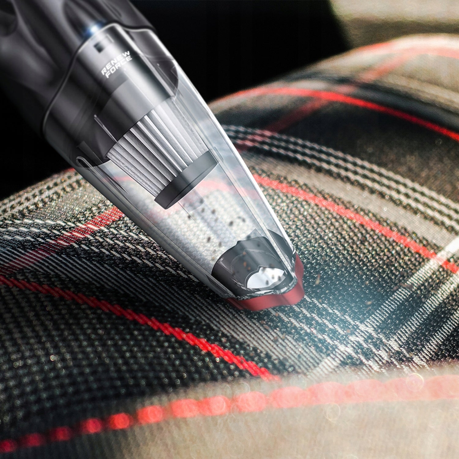 THE MOST POWERFUL CORDLESS CYCLONE VACUUM CLEANER FOR BAGLESS CAR HEPA Power rating 800 W