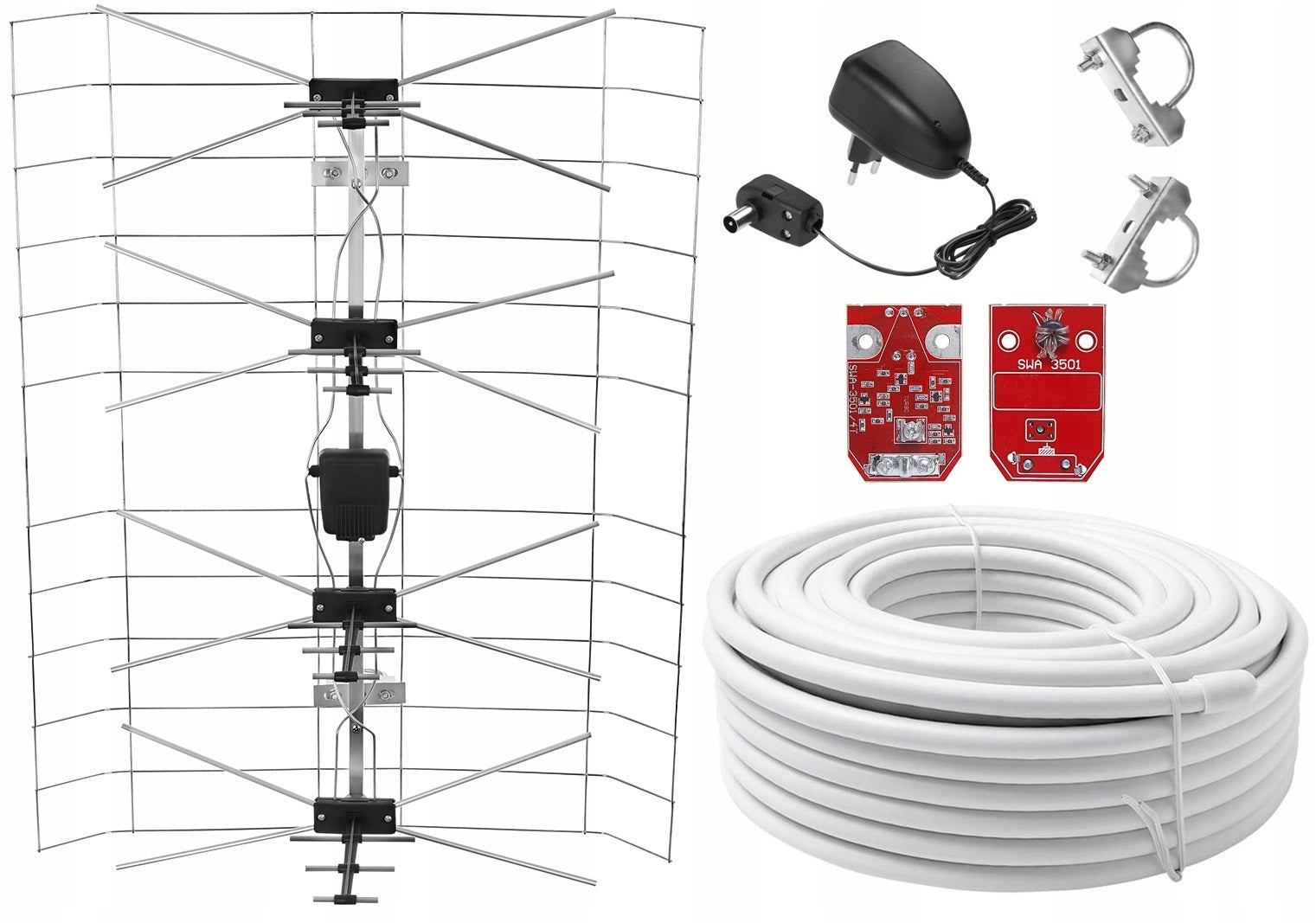 THE MOST POWERFUL DVB-T2 MESH ANTENNA MUX8 H265 New Quality Standard