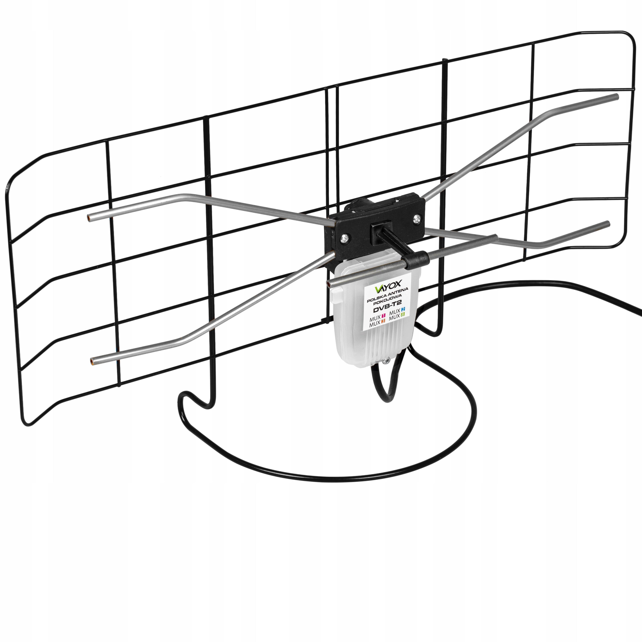 THE MOST POWERFUL DVB-T2 TV ANTENNA ROOM Poland MUX8 4K STRONG SIGNAL VAYOX Manufacturer code 200440592
