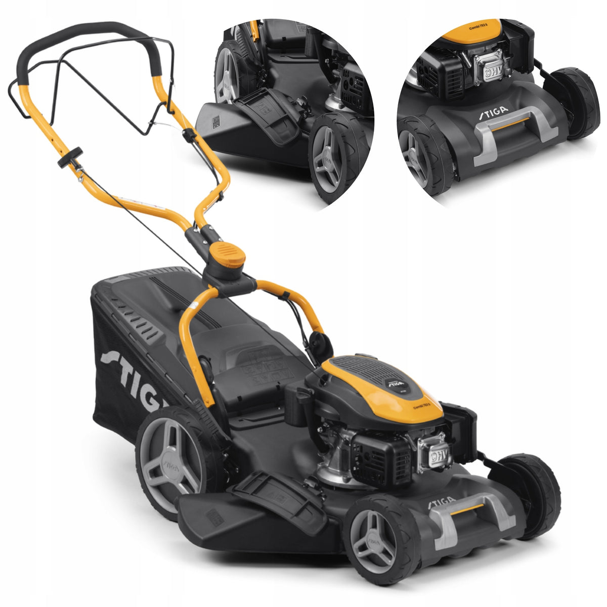 THE MOST POWERFUL PETROL MOWER WITH STIGA DRIVE 753 S 2600W 51CM