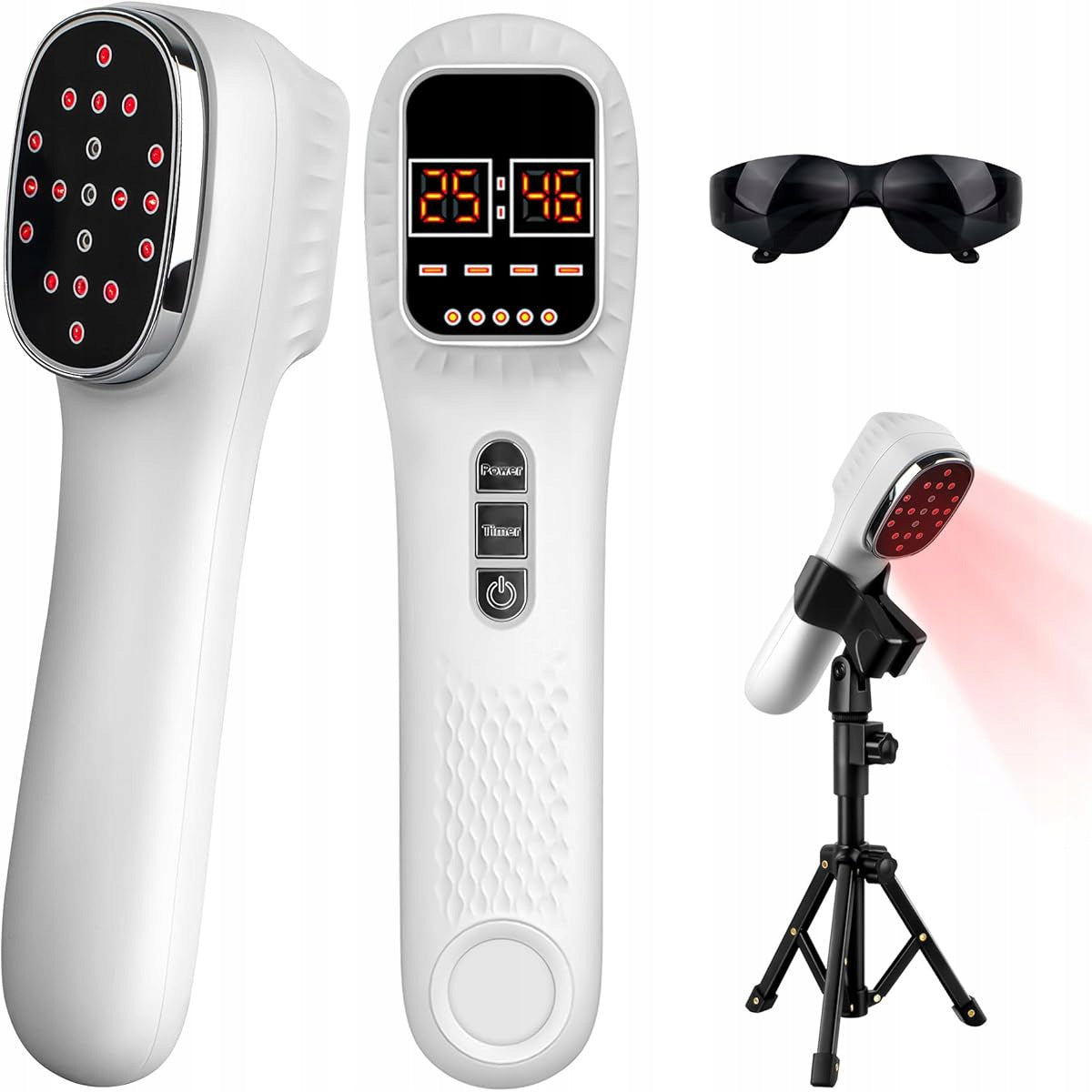 THERAPEUTIC DEVICE WITH RED LIGHT, MANUAL THERAPY DEVICE Packaging status original