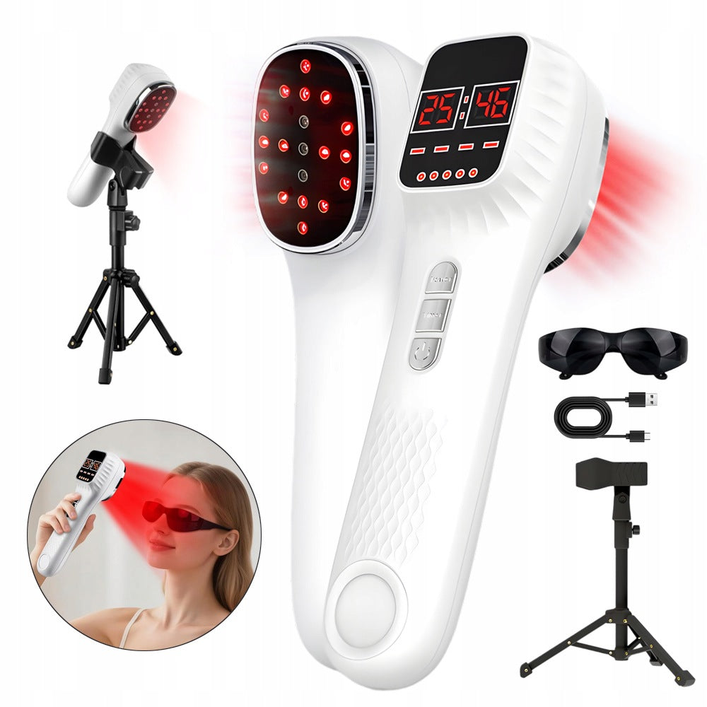 THERAPEUTIC DEVICE WITH RED LIGHT, MANUAL THERAPY DEVICE