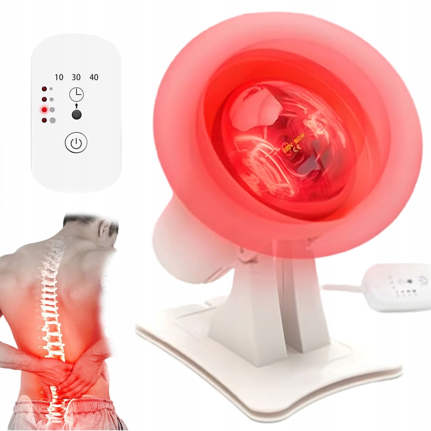 THERAPEUTIC LAMP 150W - INFRARED WITH timer, CONVENIENT ADJUSTMENT