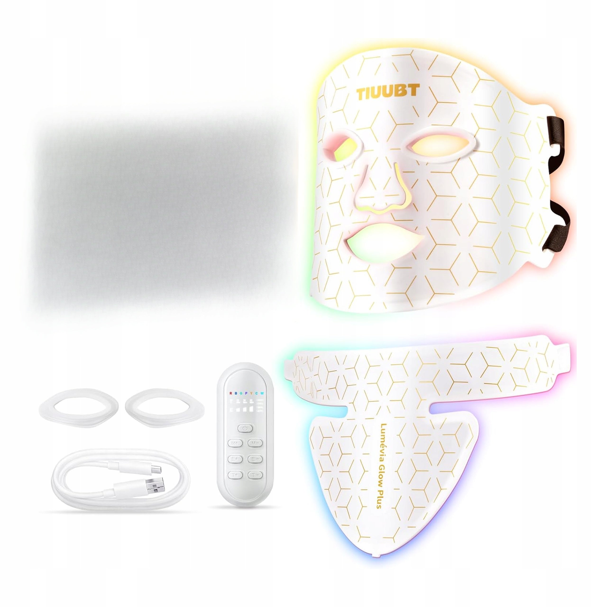 THERAPEUTIC MASK TIUUBT RED LED PHOTON LIGHT WIRELESS