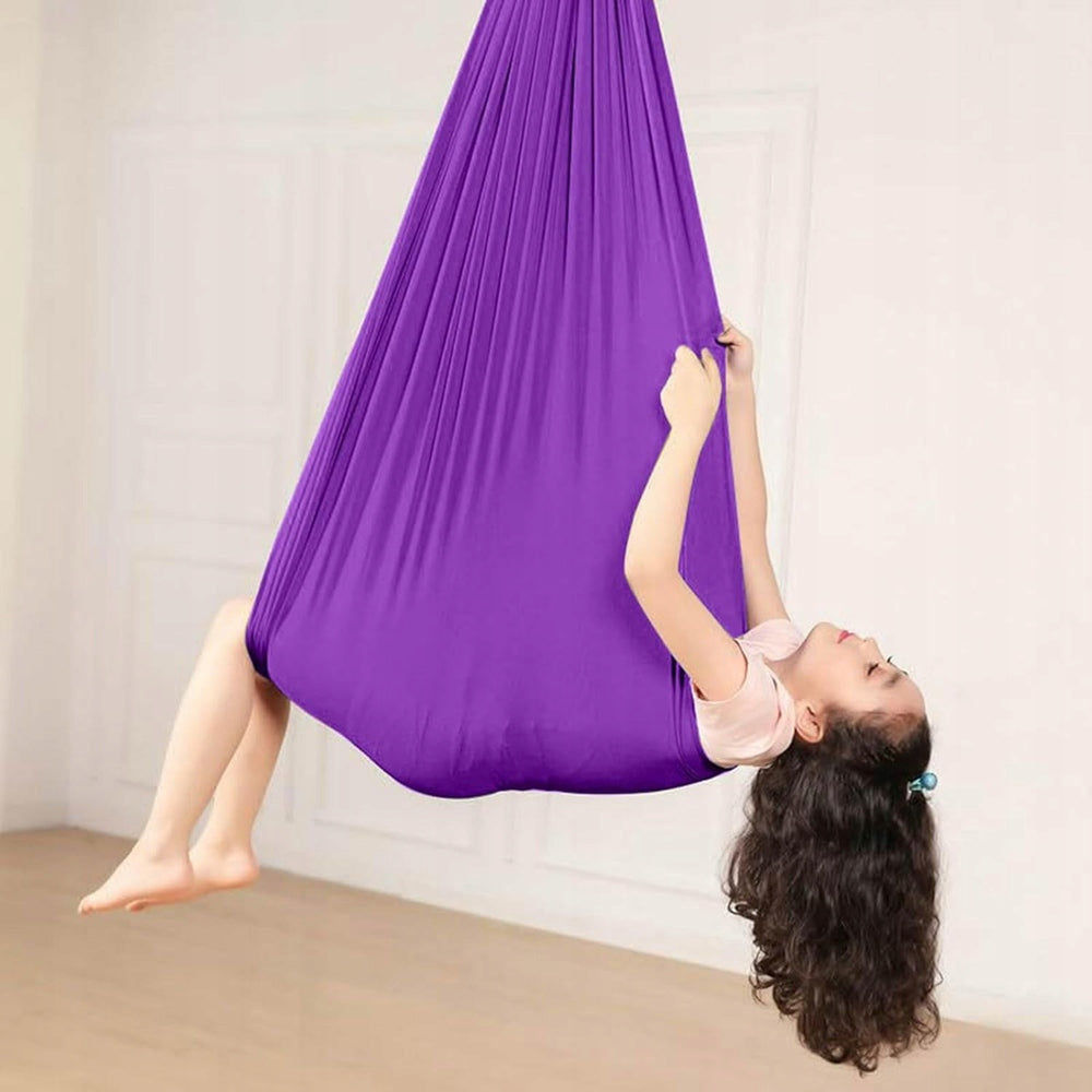 THERAPEUTIC SENSORY SWING FOR CHILDREN HAMMOCK 280X100CM PURPLE Manufacturer code F222-H13