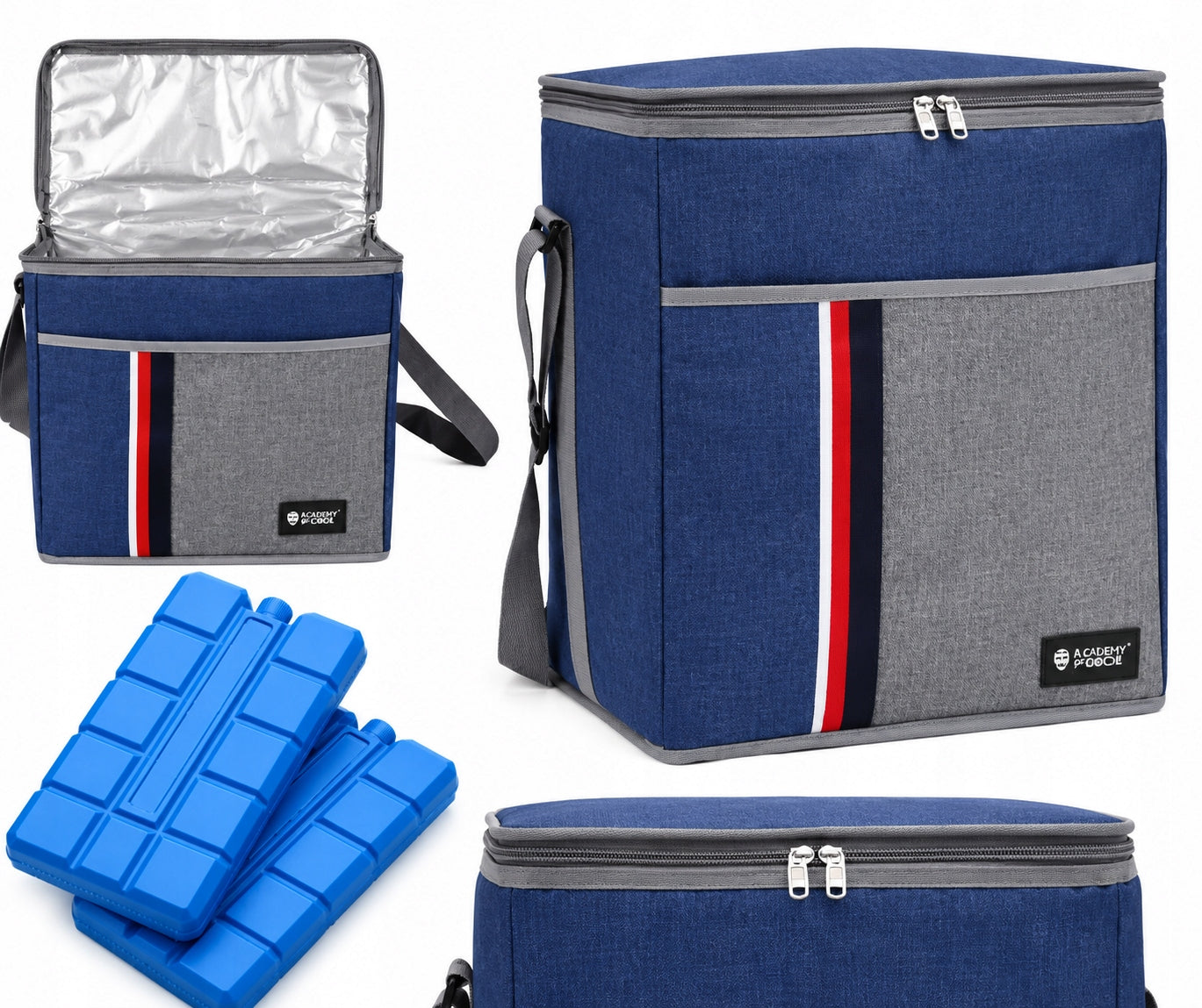 THERMAL BAG Beach PICNIC Travel Tourist XXL+ 2x CARTRIDGE FREEBIE