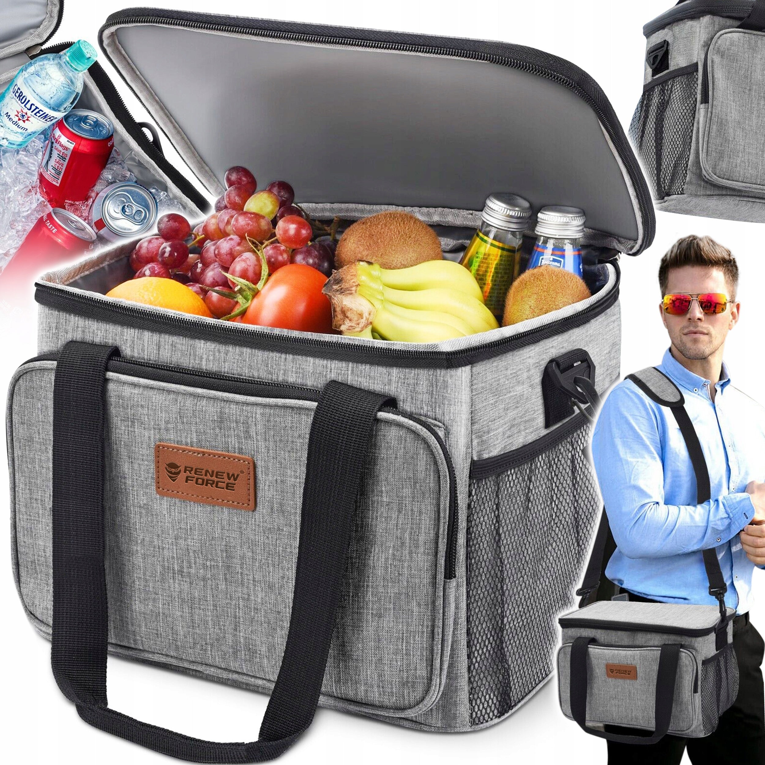 THERMAL BAG LARGE Beach PICNIC 29L Travel Tourist REFRIGERATOR XXL