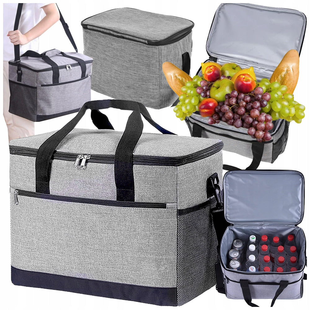 THERMAL BAG LUNCH BOX PICNIC FOOD FOR BEACH DRINKING FRIDGE 16L
