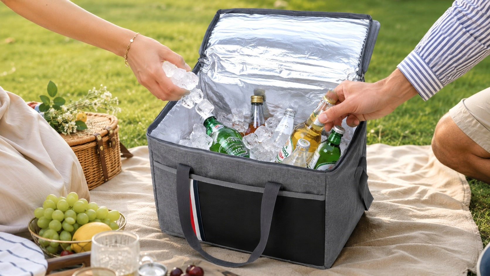 THERMAL BAG TOURIST THERMAL INSULATION BEACH PICNIC POCKET 40L Manufacturer code 1256540L
