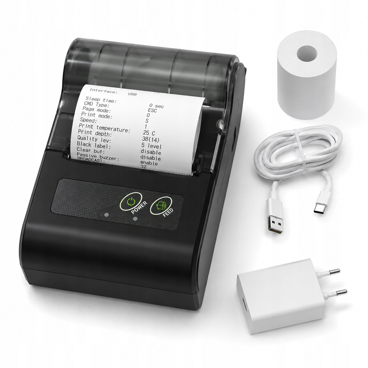 THERMAL BLUETOOTH 58MM WIRELESS RECEIPT PRINTER