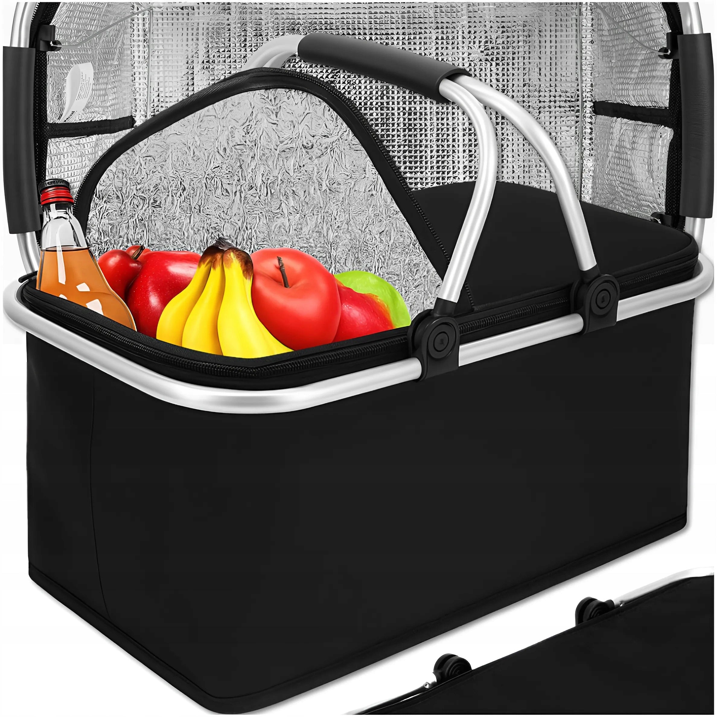 THERMAL HIKING PICNIC BASKET FOLDING FOR FOOD FOR CAMPING TRIP