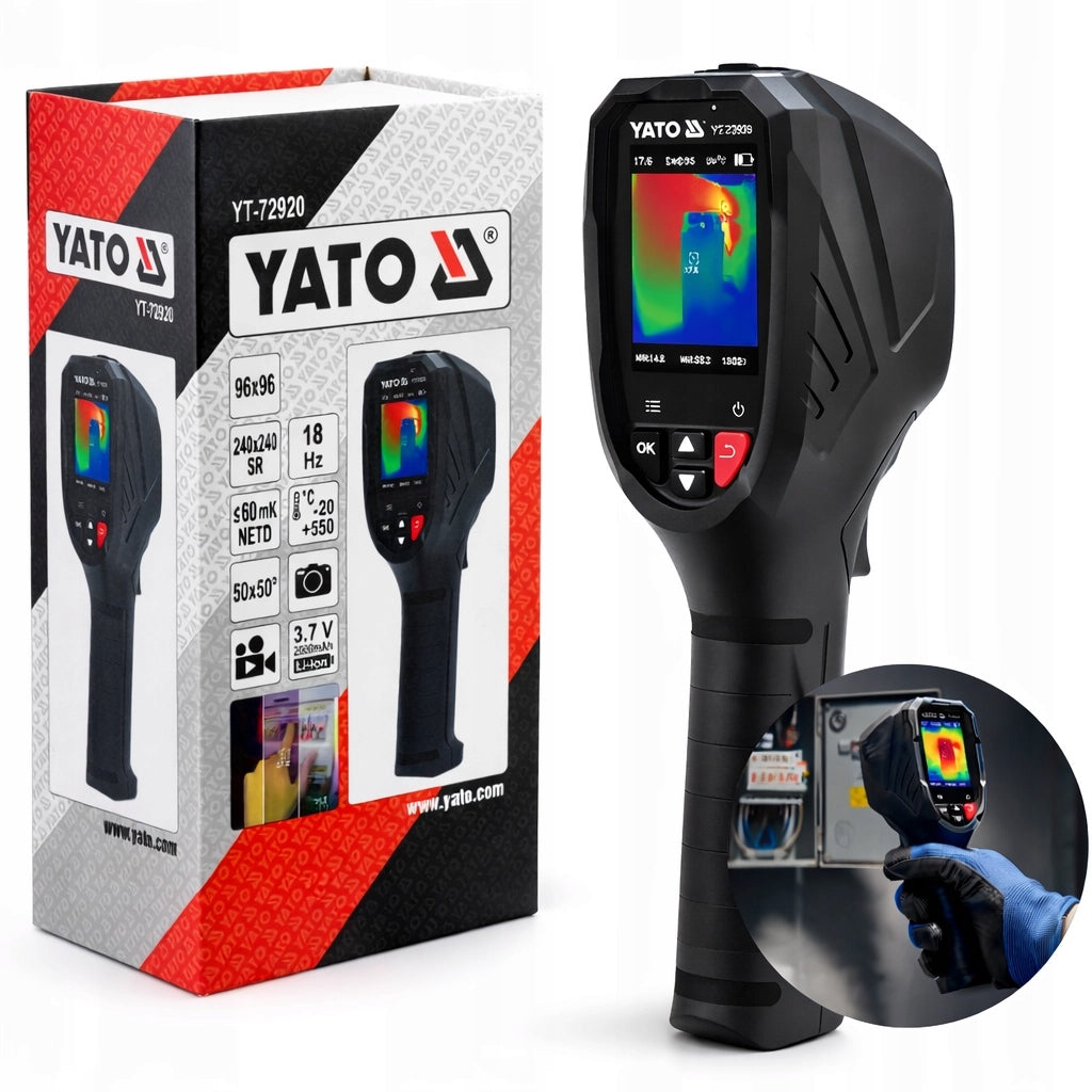 THERMAL IMAGING CAMERA YATO VOx 96x96 240x240 -20 - 550°C 18 Hz NETD <60 mK