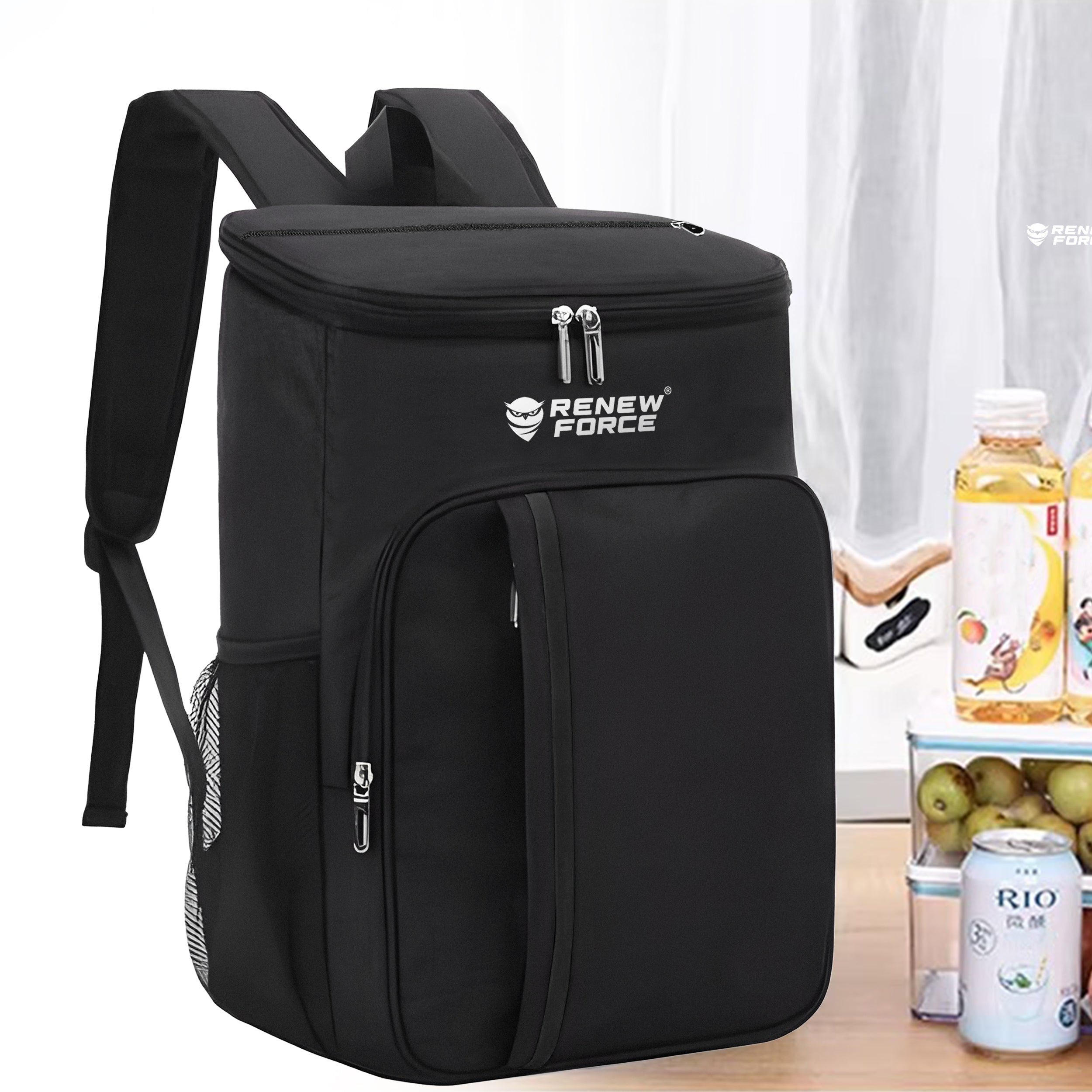 THERMAL INSULATION BACKPACK TRAVEL BAG 26L + OPENER Manufacturer code DO MROŻONEK LODÓW NA ZIMNE NAPOJE IZOLACJA 1