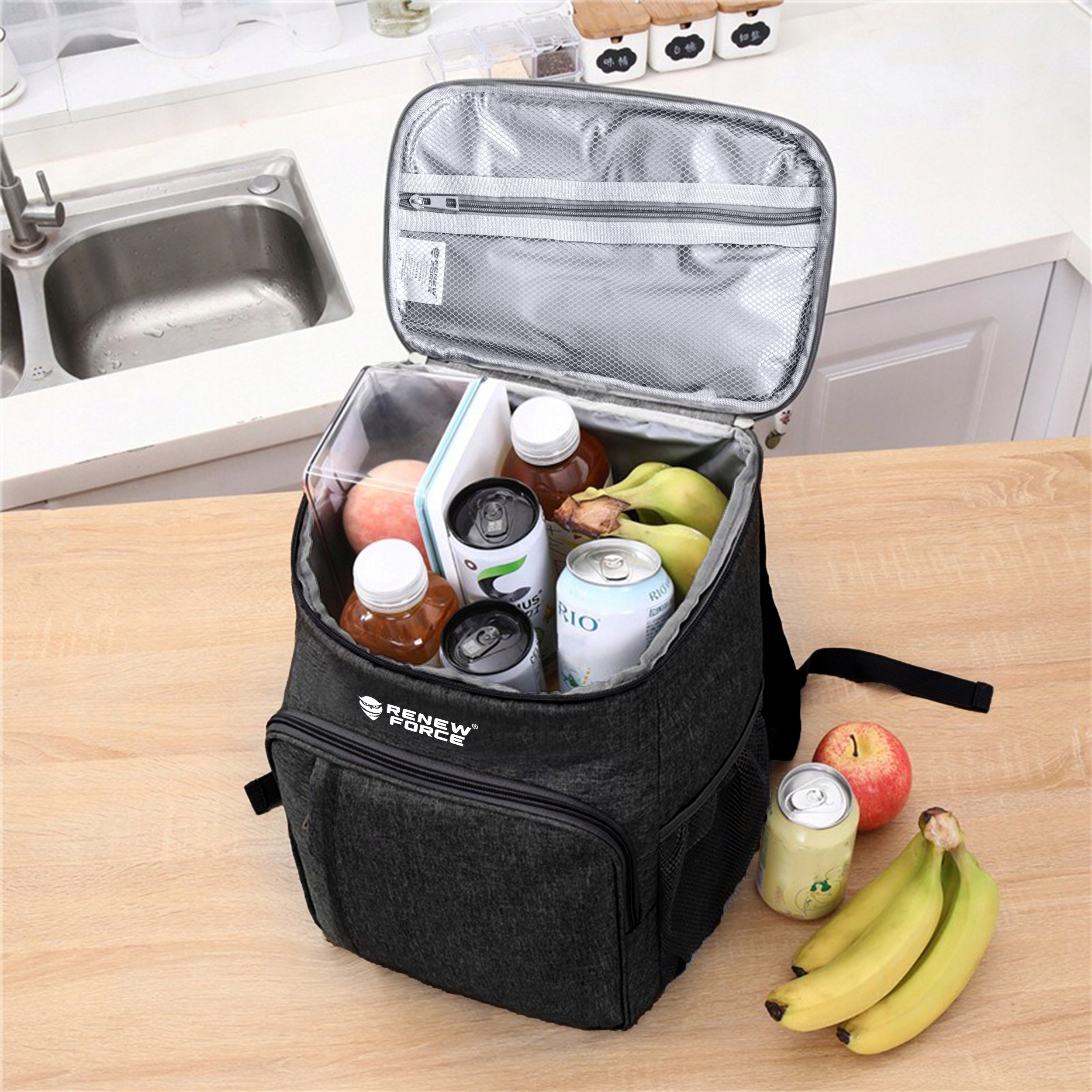 THERMAL INSULATION BACKPACK TRAVEL BAG 26L + OPENER Packaging status original