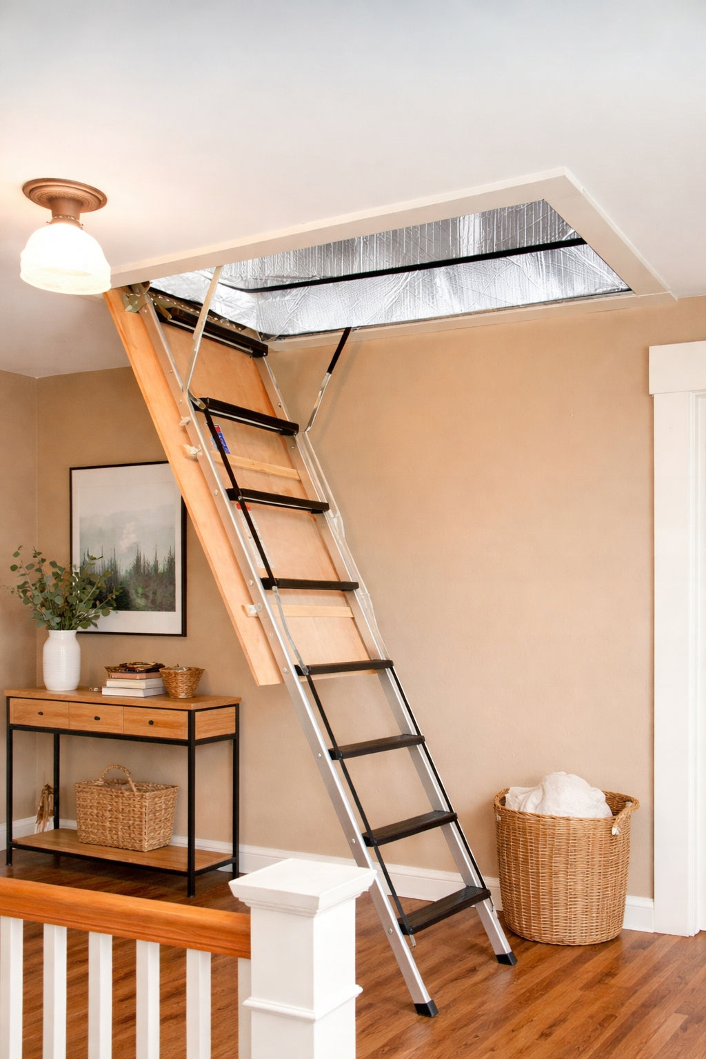 THERMAL INSULATION FOR ATTIC STAIRS ALUFOX MANUFACTURER TO SIZE Manufacturer code PanPokrowiec