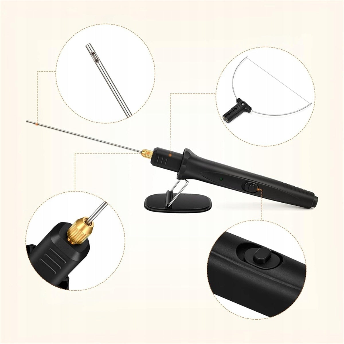 THERMAL KNIFE FOR CUTTING POLYSTYRENE 3IN1 CUTTER FOR INSULATING MATERIALS Manufacturer code Nóż termiczny 3w1
