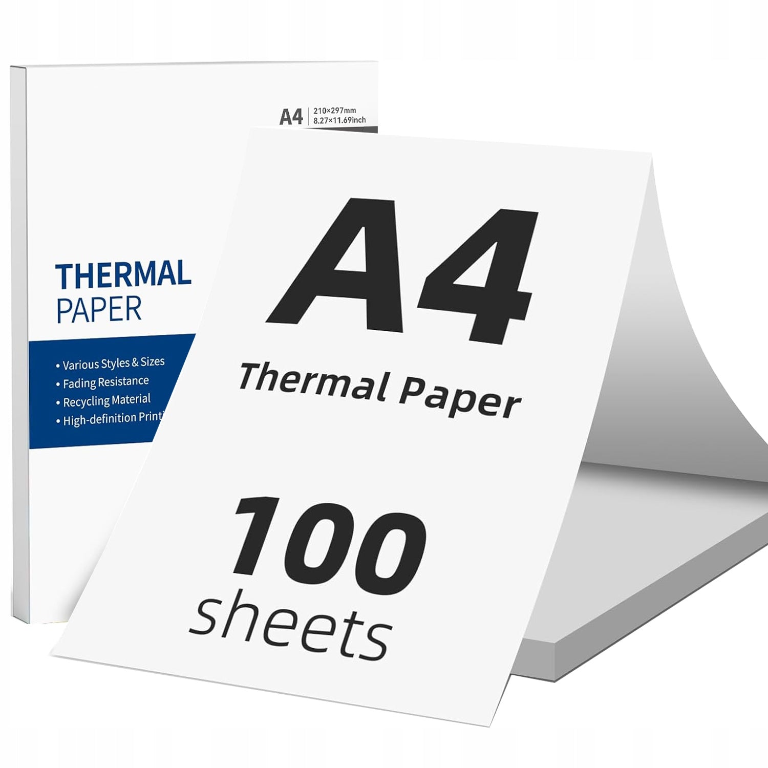 THERMAL PAPER A4 100 PCS FOR PORTABLE PRINTER M08F BROTHER PJ FOLDING