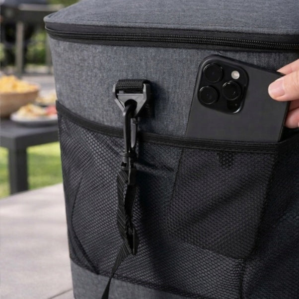 THERMAL PICNIC BAG THERMAL INSULATION BEACH TOURIST REFRIGERATOR Manufacturer code SDH1527-GREY