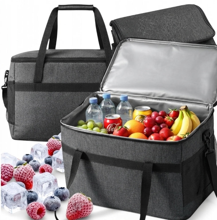 THERMAL PICNIC BAG THERMAL INSULATION BEACH TOURIST REFRIGERATOR