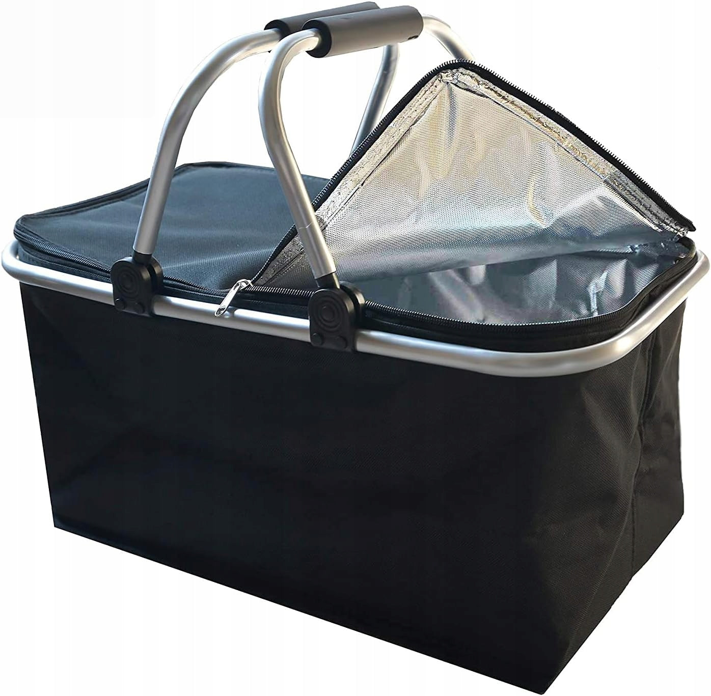 THERMAL PICNIC BASKET FOLDING TOURIST SHOPPING BASKET INSULATION Packaging status original
