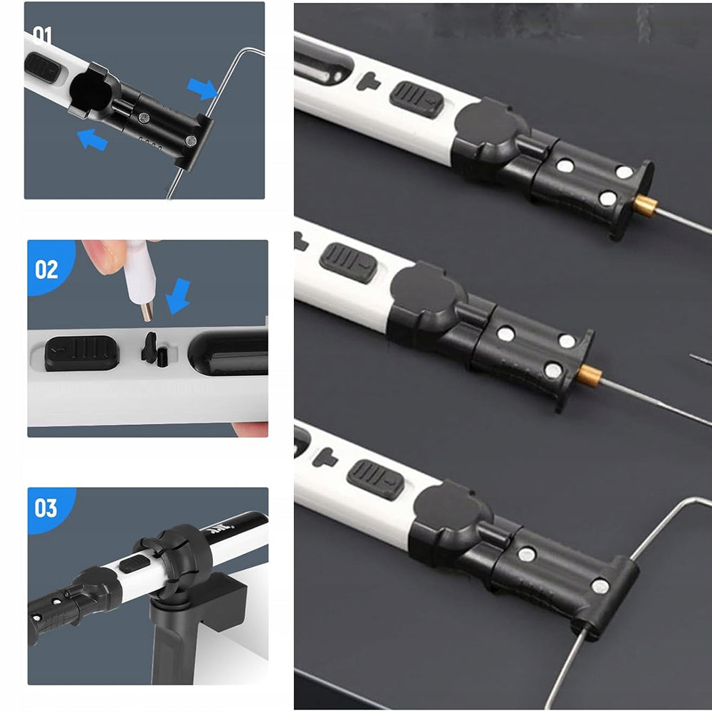 THERMAL STYROFOAM CUTTER 550C WITH BATTERY AND LED Brand no brand