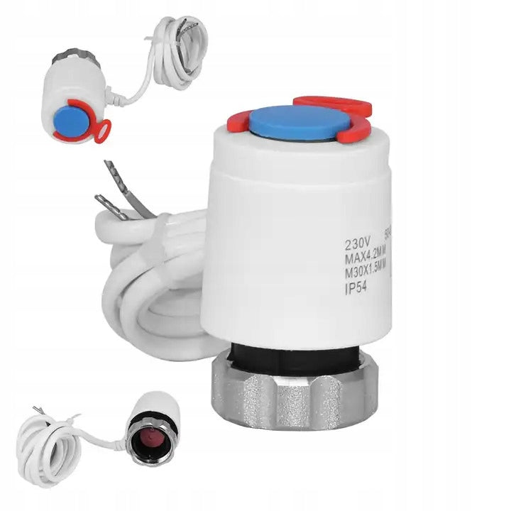THERMOELECTRIC ACTUATOR WIRED VALVE FOR FLOOR SPLITTERS NC