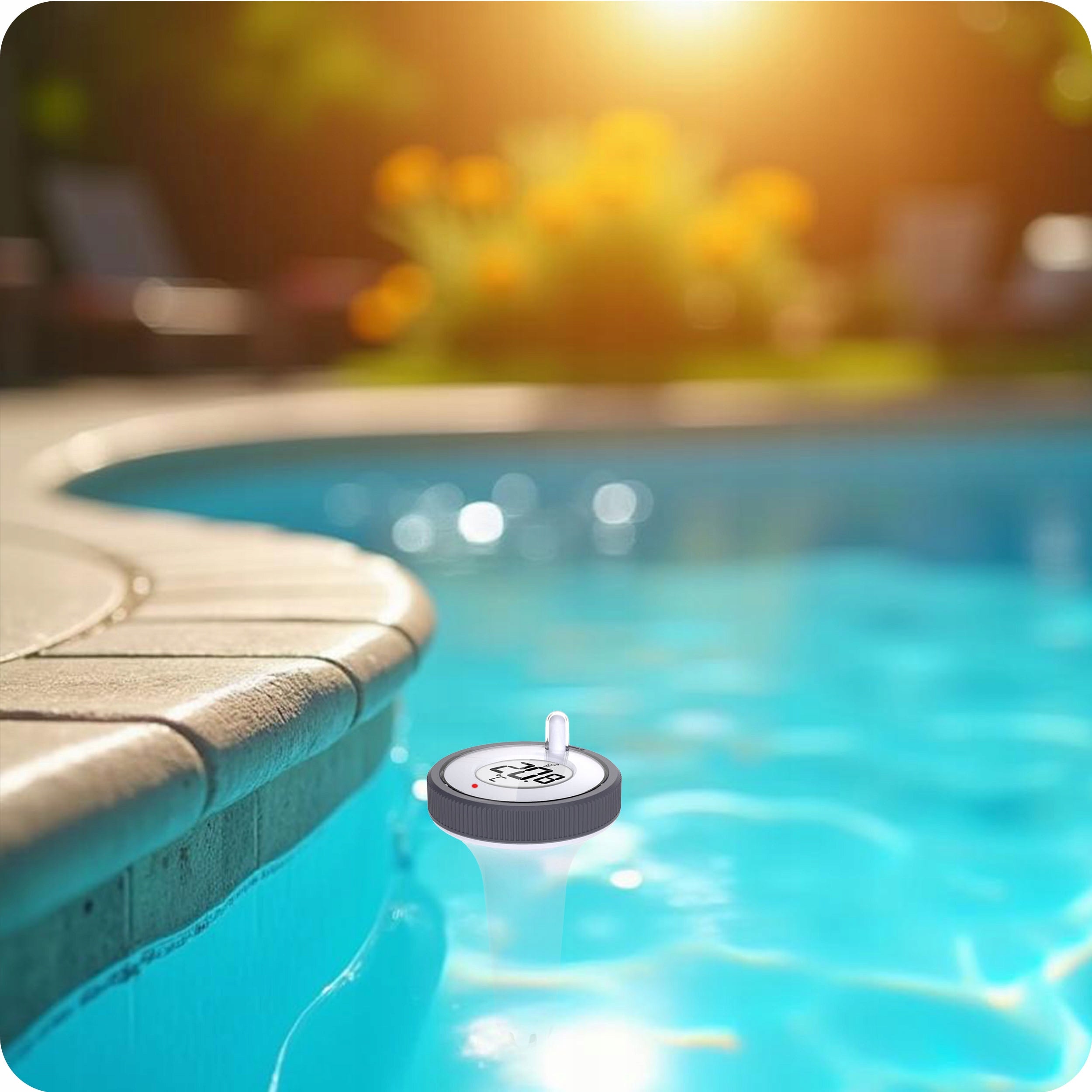 THERMOMETER FOR SWIMMING POOL FLOATING WIRELESS WEATHER STATION RANGE 60M Manufacturer code 391300