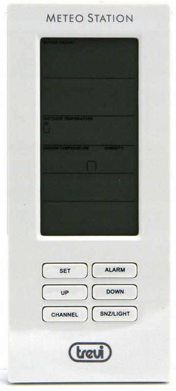 THERMOMETER METEO STATION CLOCK TEMP. SENSOR CALL/WEW Brand Trevi