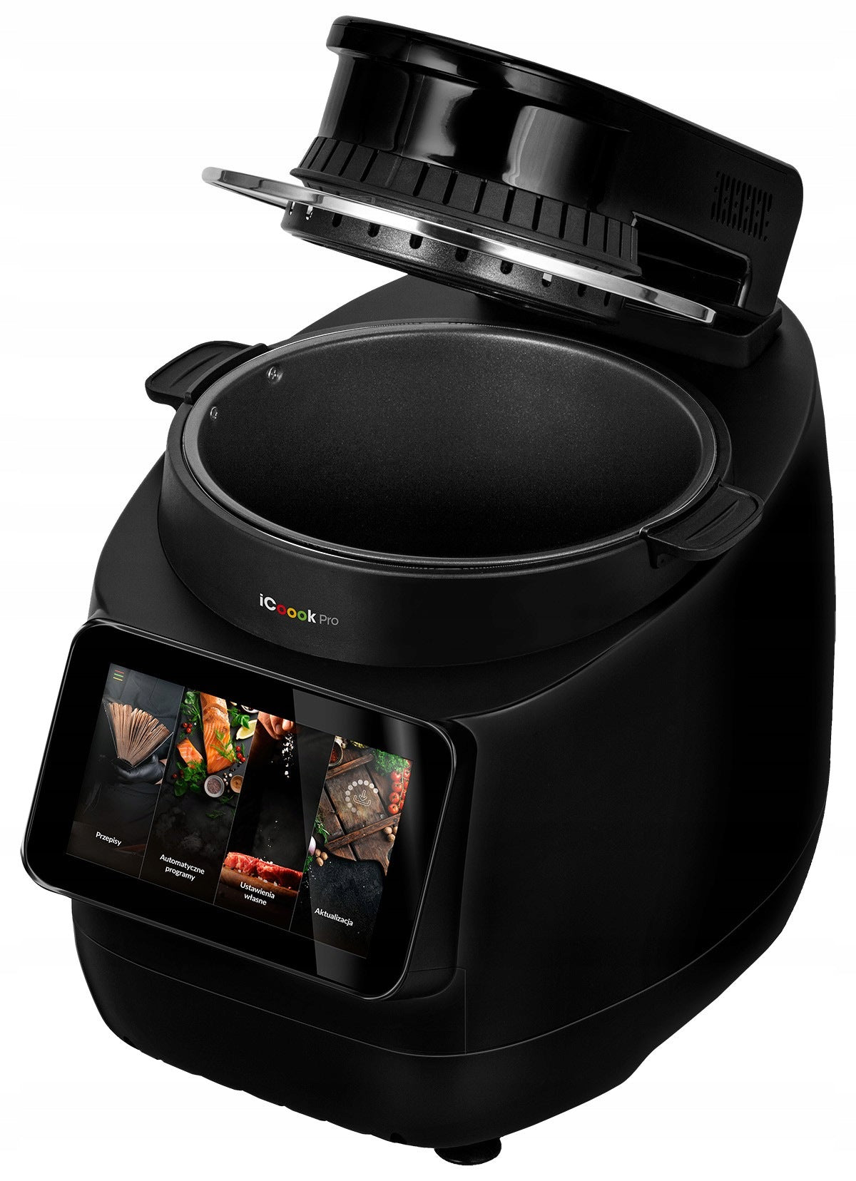 THERMOROBOT iCOOOK PRO MRK-58 FOOD PROCESSOR AIR FRYER 7" WIFI 1800W LCD Packaging status original