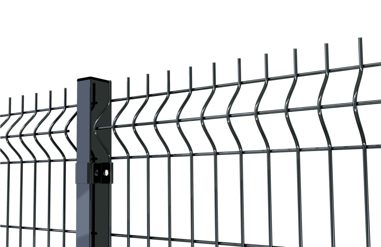 THICK Fence PANEL 153 GRAPHITE Wire 5 PANELS 7016 Fence Overload