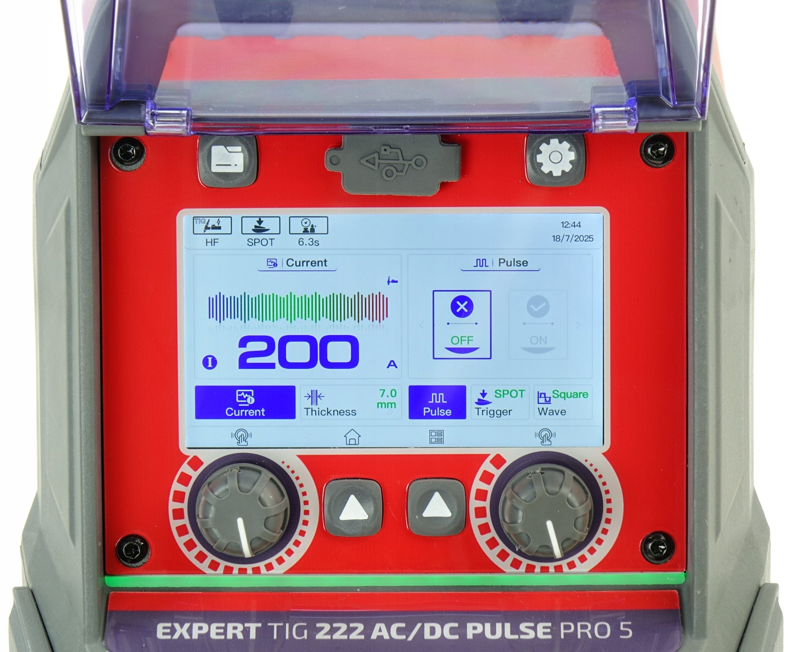TIG AC DC Ideal Expert 222 PULS HF Synergy SPOT 200A 2T 4T SMART Model Expert TIG 222 AC/DC Pulse LCD