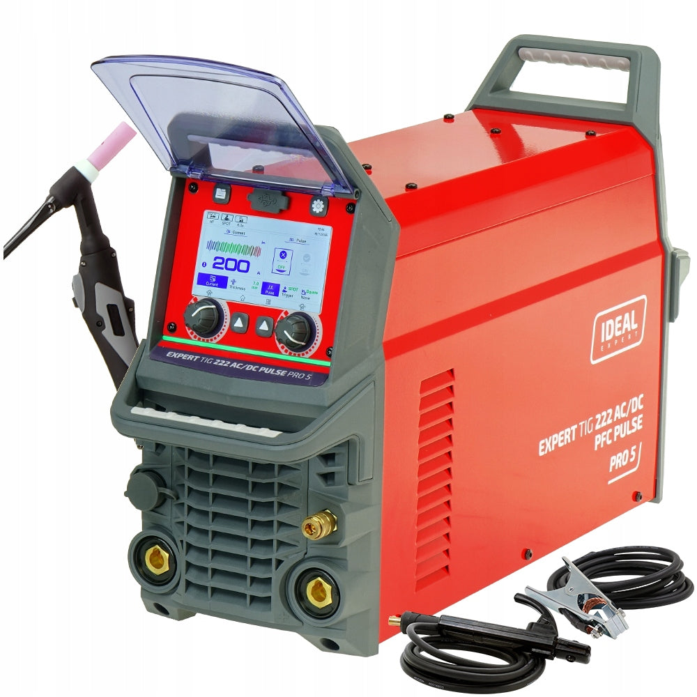 TIG AC DC Ideal Expert 222 PULS HF Synergy SPOT 200A 2T 4T SMART