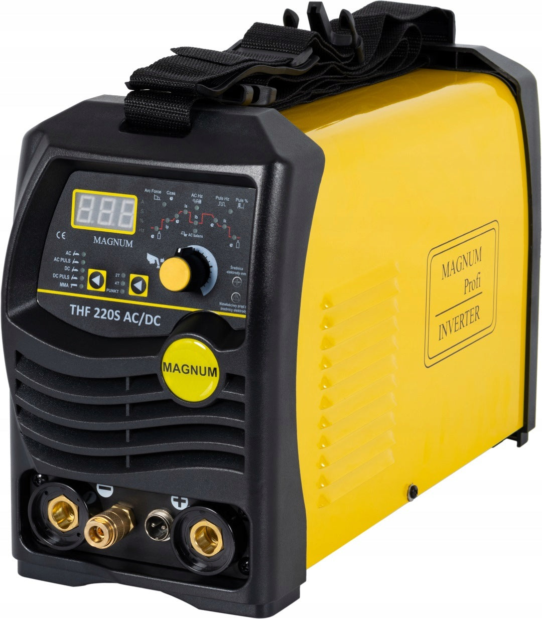 TIG HF INVERTER WELDING MACHINE FOR ALUMINIUM MAGNUM THF 220S AC/DC 200A 230V PULSE Brand Magnum