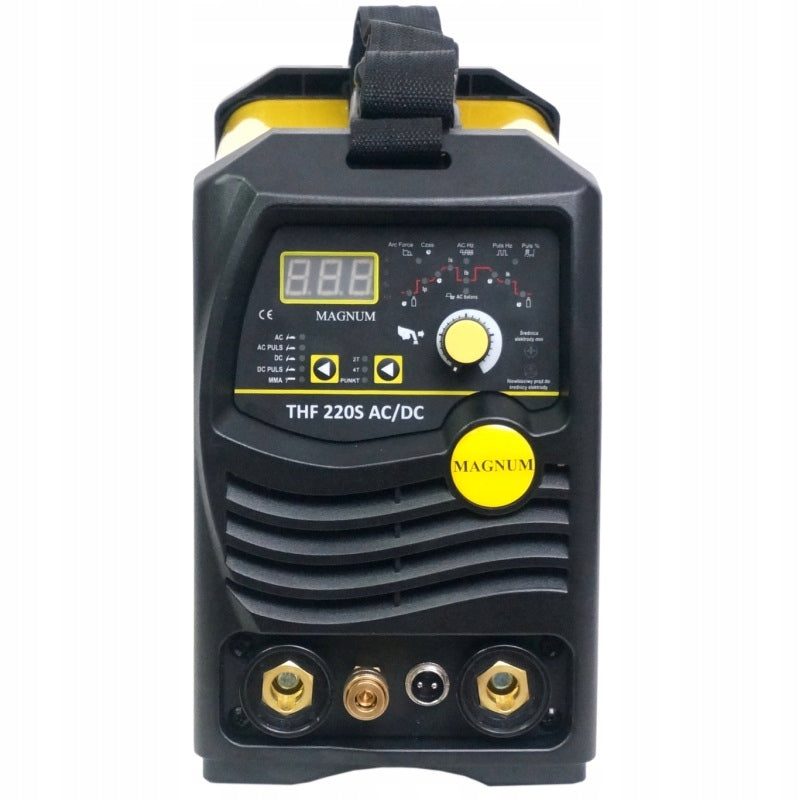 TIG THF 220S ACDC PULS MAGNUM inverter welder Product weight with unit packaging 12 kg