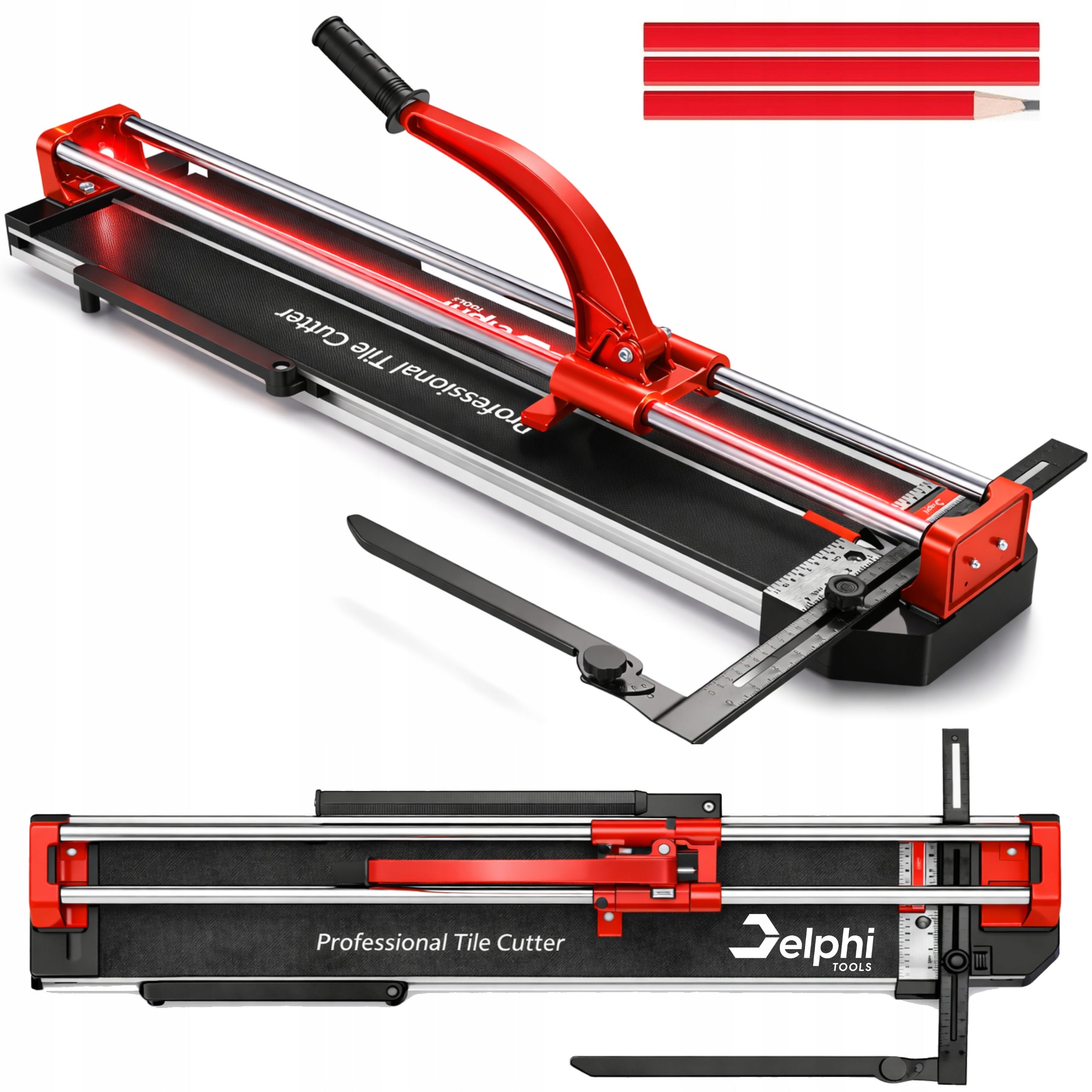 TILE CUTTER GLAZE MANUAL STONEWARE CUTTING MACHINE 80 cm + LASER