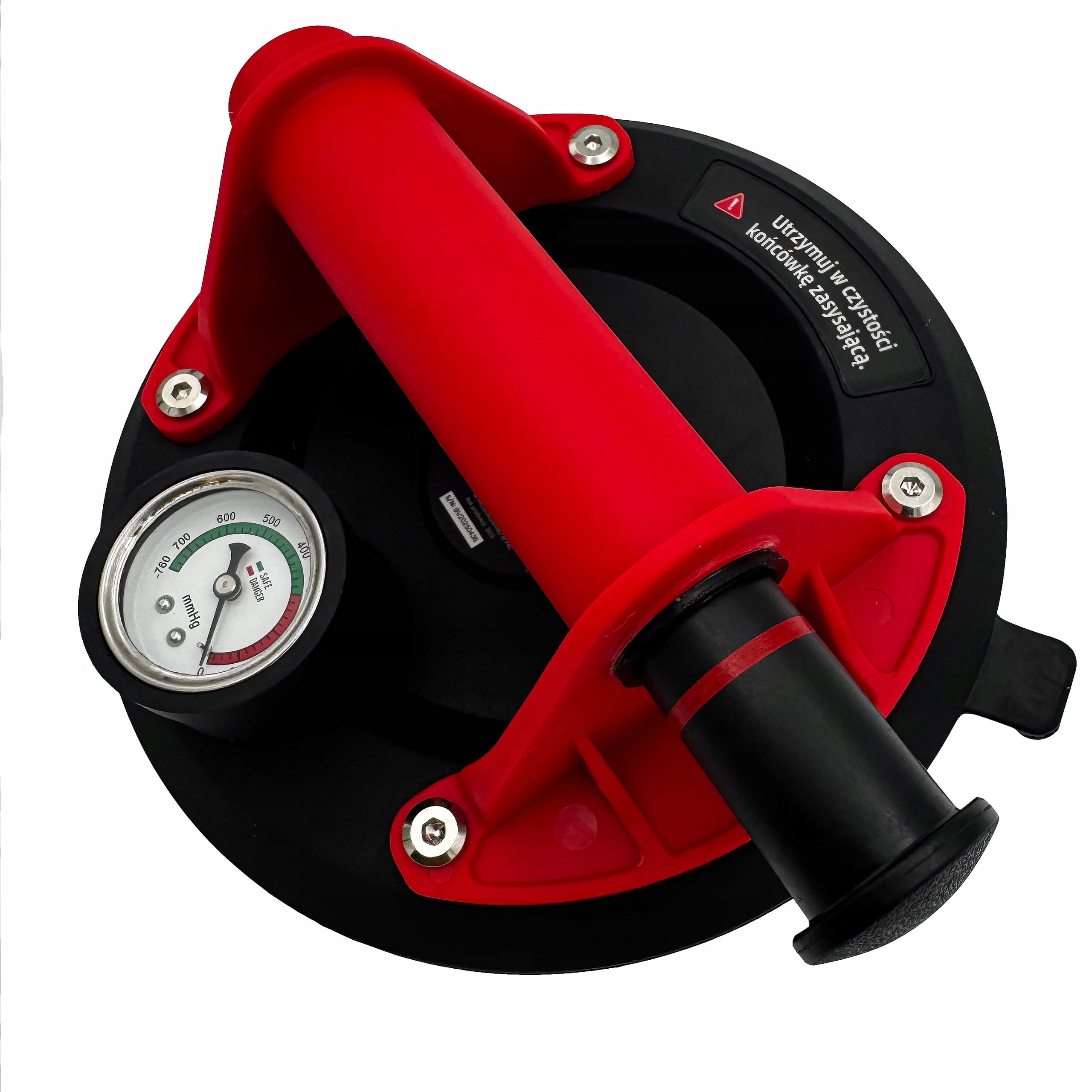 TILE SUCTION CUP GLASS GRIPPER VACUUM HANDLE WITH PRESSURE GAUGE Manufacturer code BAVARIA AVSC180 PG