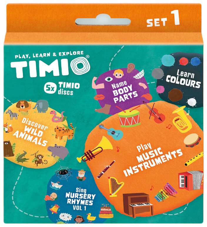 TIMIO Interactive Toy Disk Set 1 TMD-01E Brand no brand
