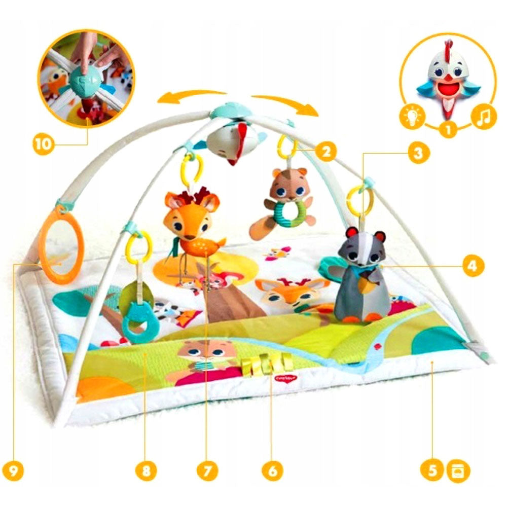 TINY LOVE Educational mat with headbands Gymnastics for baby FOREST LAND Brand Tiny Love
