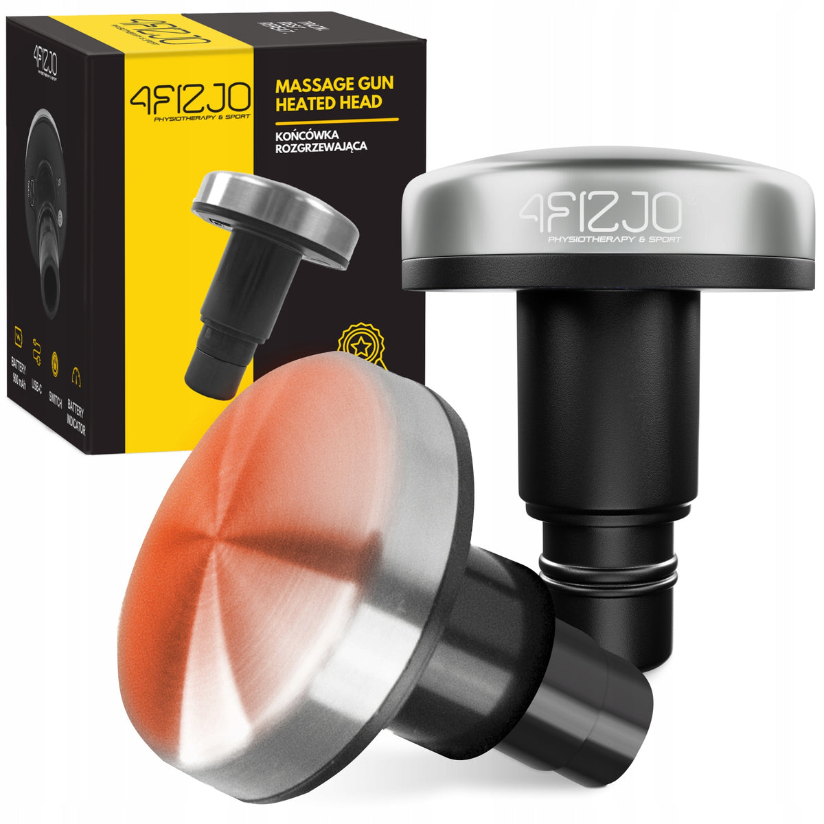 TIP HEATED HEATING HEAD FOR GUN UNIVERSAL MASSAGER