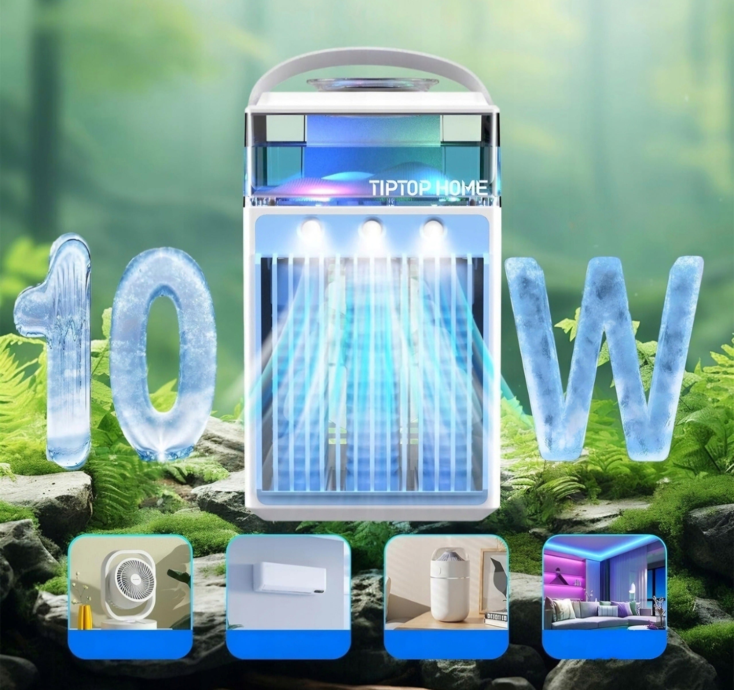 TIPTOP HOME 4-in-1 Mini Portable Air Conditioner Manufacturer code TIPTOP-HOME-AC4
