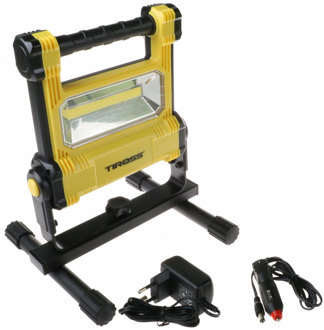 TIROSS TS-1934 20W Working Lamp with Building Halogen Battery