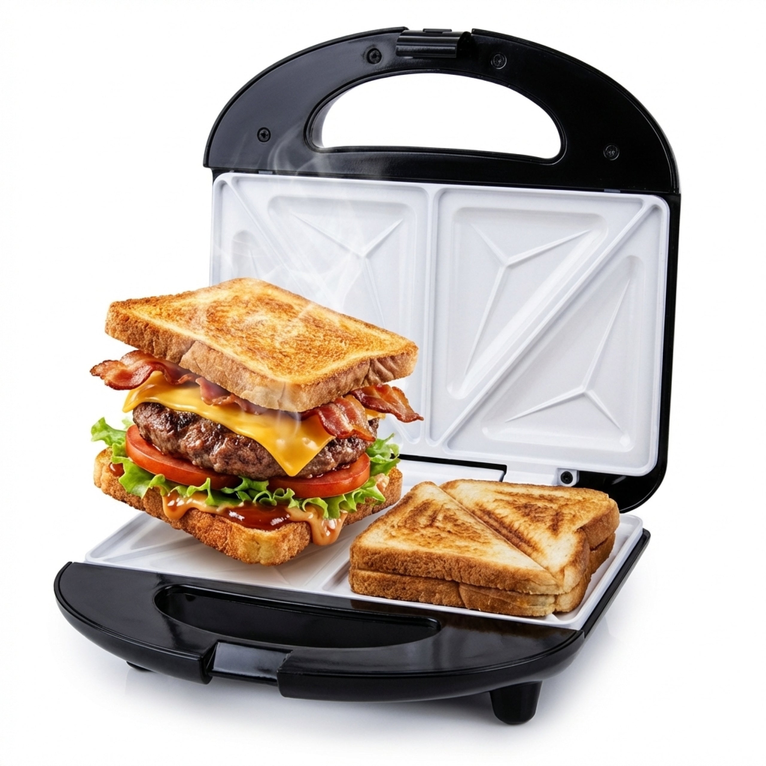 TOAST SANDWICH TOASTER 850W NONSTICK COATING NON STICK