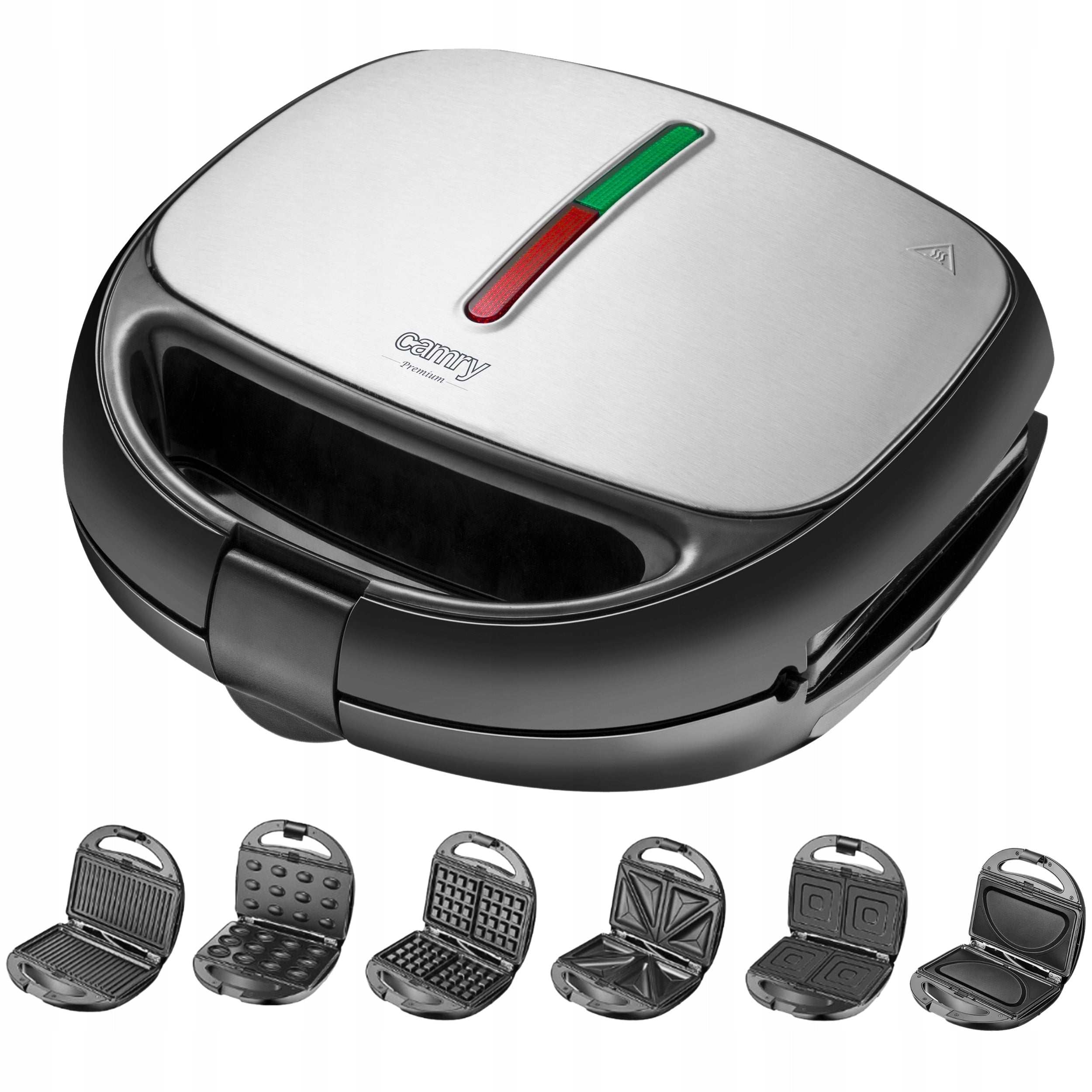 TOASTER GRILL WAFFLE IRON 3IN1 FOR TOAST SANDWICHES ELECTRIC TOASTER 1200W Brand ADLER